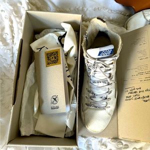 Lightly worn golden goose francy sneakers
